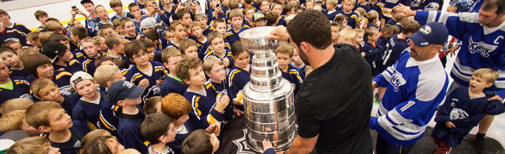 Brandon Bollig Brings the Stanley Cup Home to St. Peters Spirit